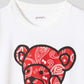 Paisley Control Bear Red | T-Shirt