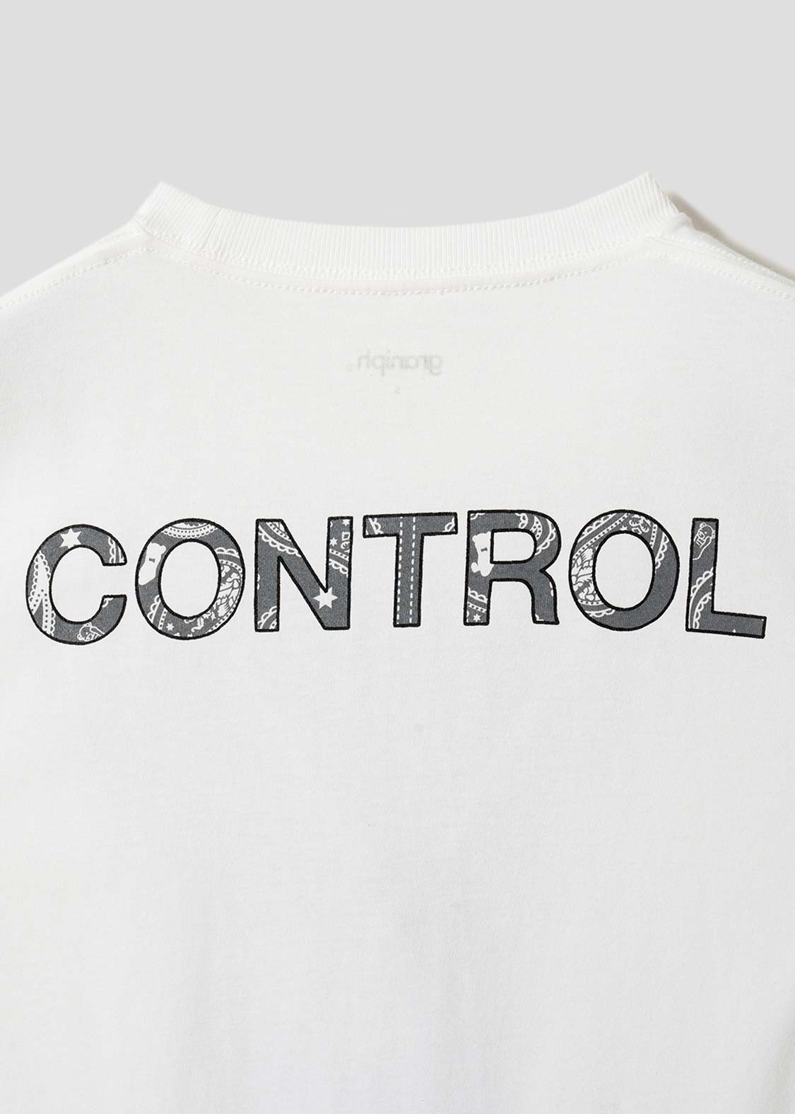 Paisley Control Bear Grey | T-Shirt