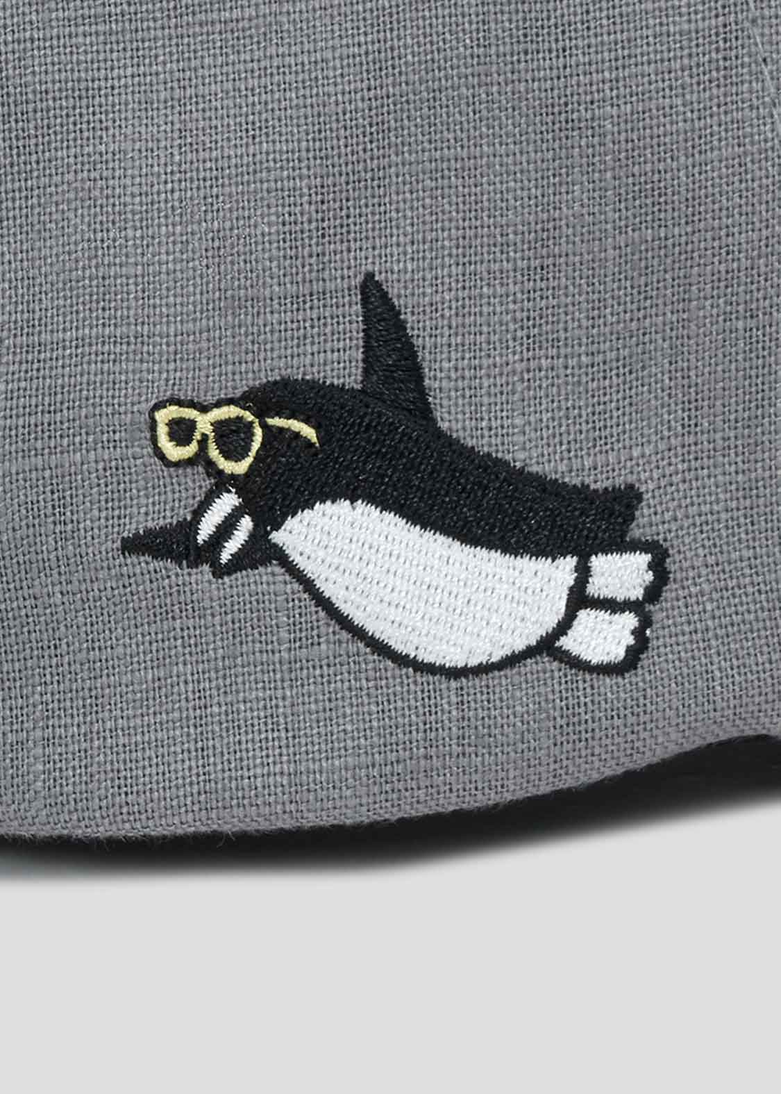 Linen Cap (City boy Penguin)