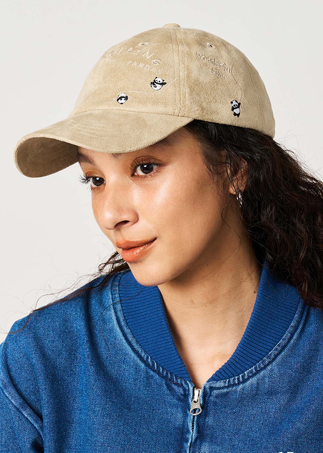 Rolling Pandas Kate | Synthetic Suede Cap