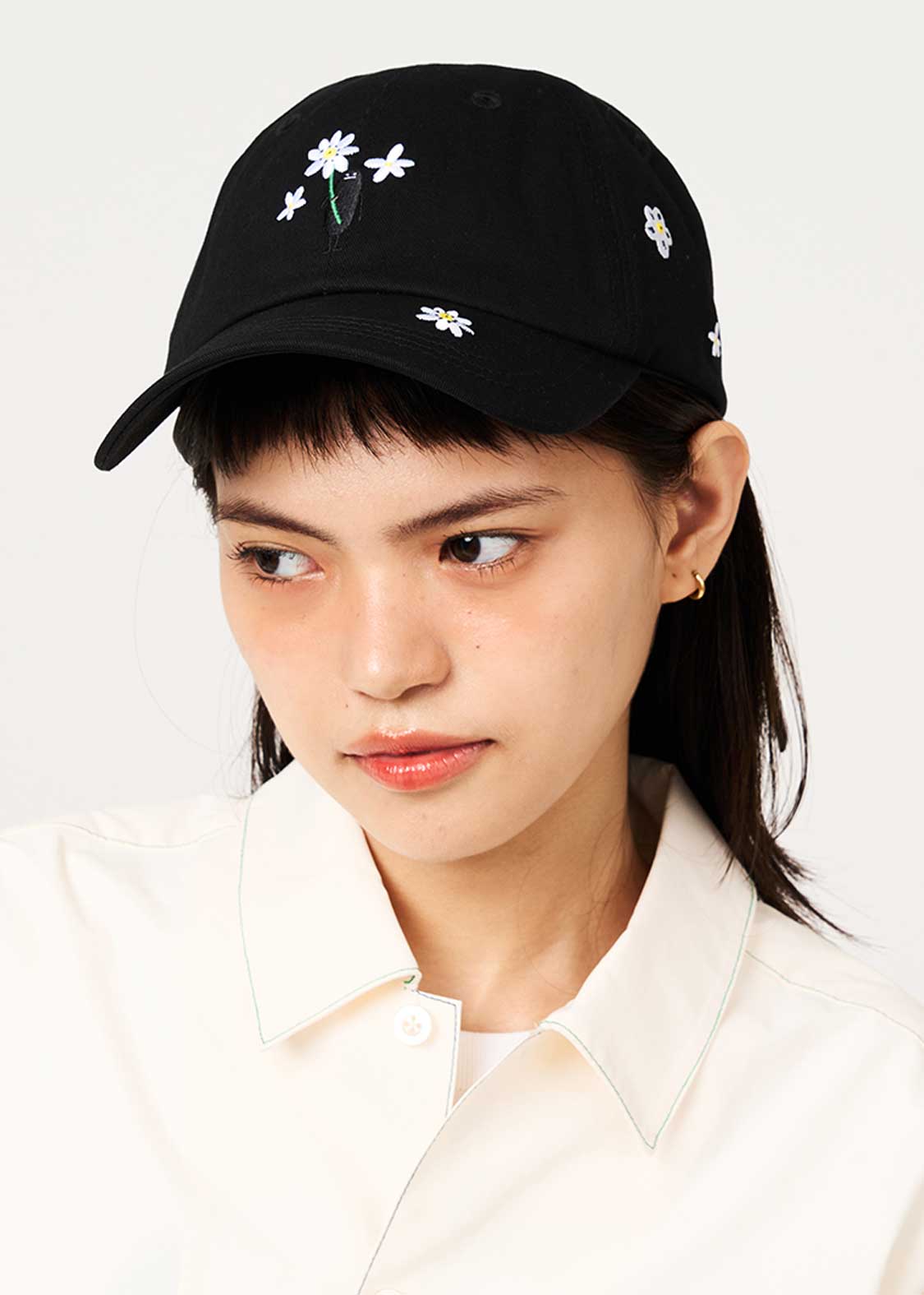Beautiful Shadow Bloom DRK | Back Ribbon Cap