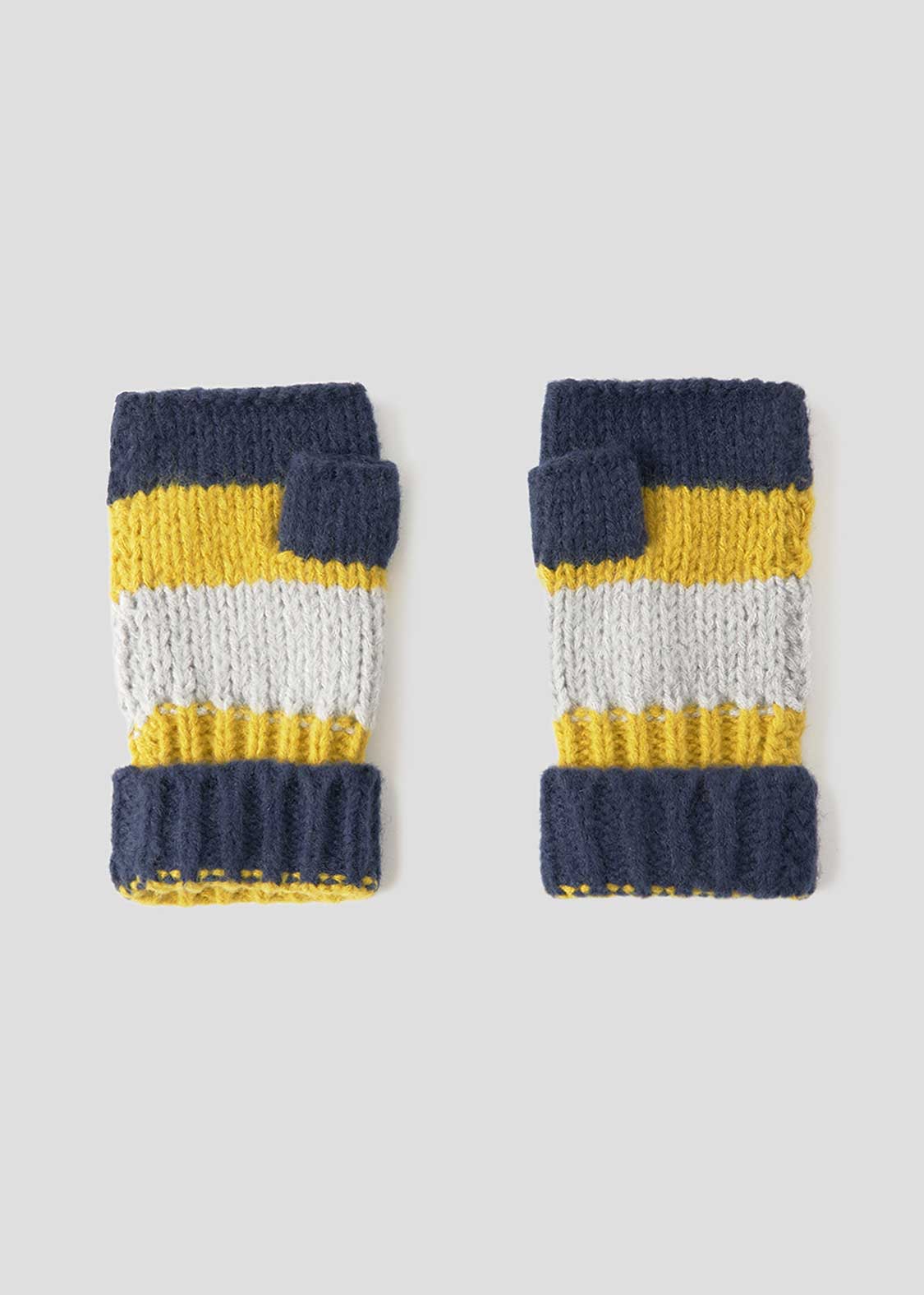 Rolling Pandas | Knit Line Gloves