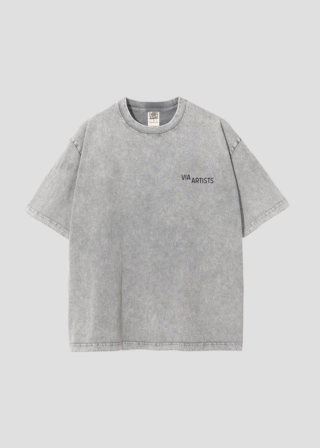 ADAM LISTER - The Kiss | Big Silhouette Acid Wash T-Shirt