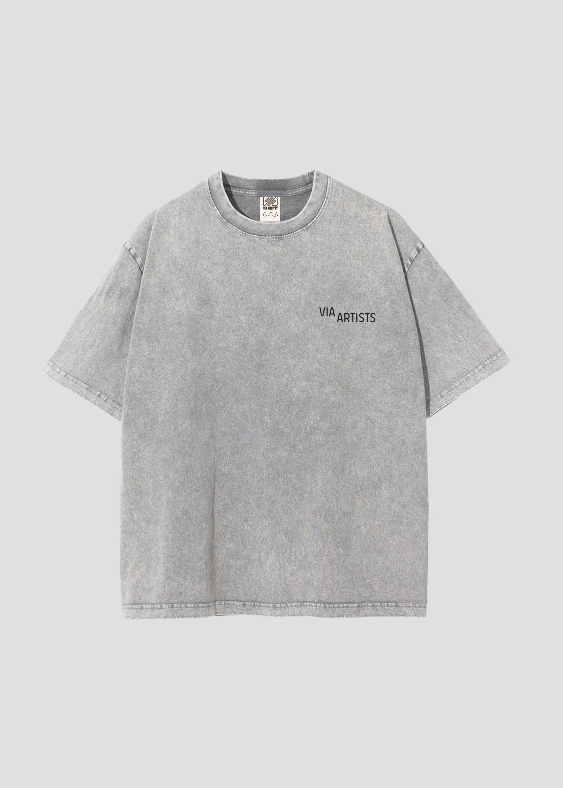 ADAM LISTER - The Kiss | Big Silhouette Acid Wash T-Shirt