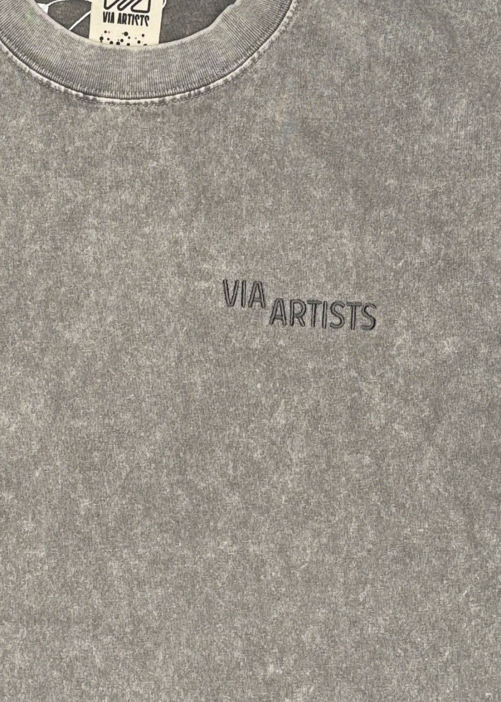 ADAM LISTER - The Kiss | Big Silhouette Acid Wash T-Shirt