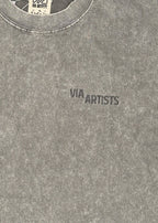 ADAM LISTER - The Kiss | Big Silhouette Acid Wash T-Shirt