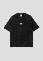 Bob a.k.a Enchan - Sparkle Eyed Girl | Big Silhouette Acid Wash T-Shirt