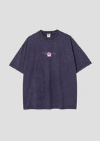 Bob a.k.a Enchan - Skateboard Girl | Big Silhouette Acid Wash T-Shirt