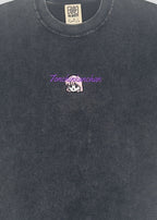 Bob a.k.a Enchan - Sparkle Eyed Girl | Big Silhouette Acid Wash T-Shirt