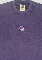 Bob a.k.a Enchan - Skateboard Girl | Big Silhouette Acid Wash T-Shirt