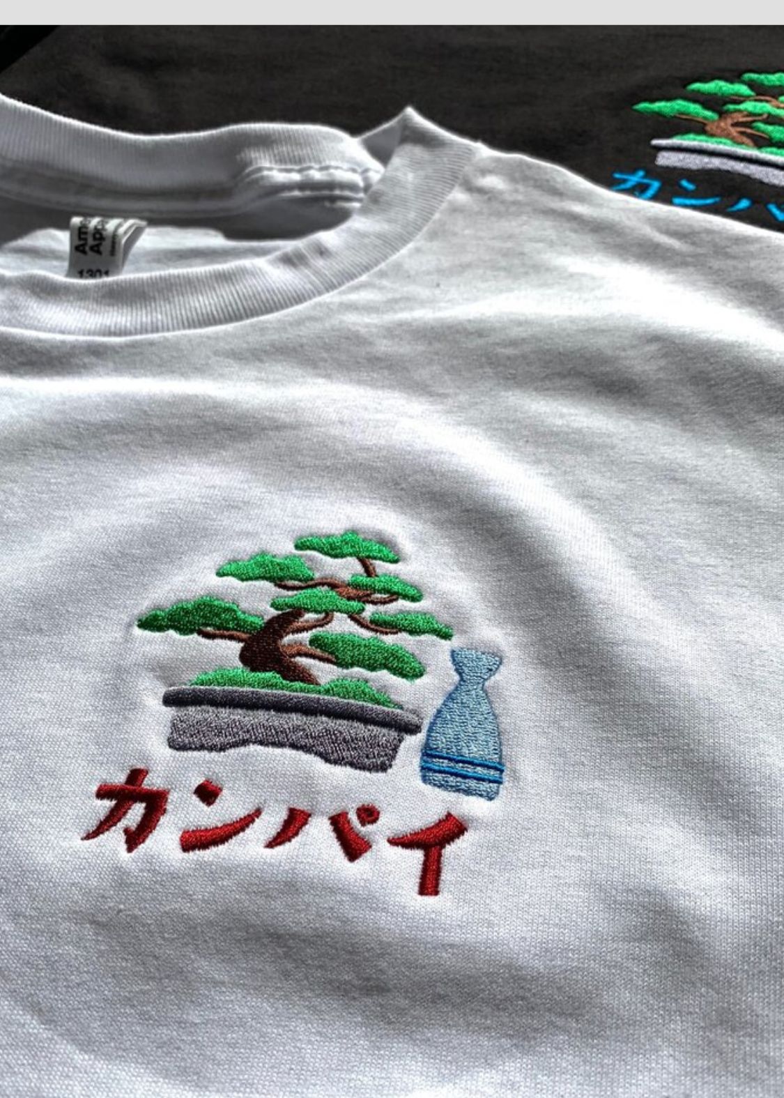 Bonsai Embroidery Tee White – Via Artists