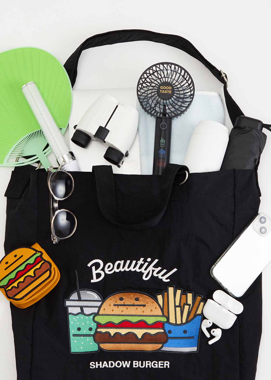 2 Way Tote Bag (Beautiful Shadow Burger 2)