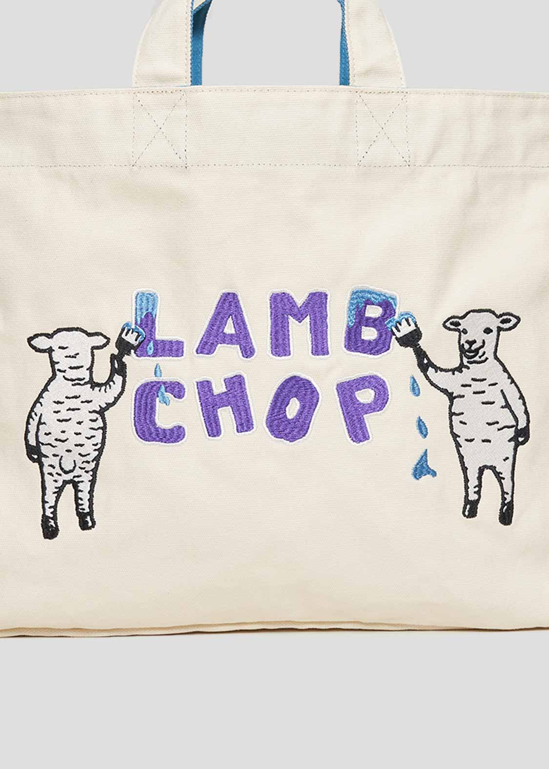 2Way Tote Bag (Lamb Chop painting)