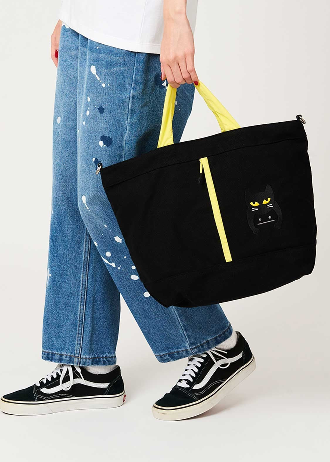 Nekokaburi Beautiful Shadow B | 2-Way Tote Bag