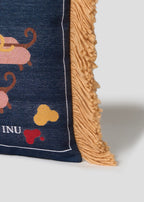 Nagasugiru Inu Meets Hot Dog | Jacquard Tote Bag