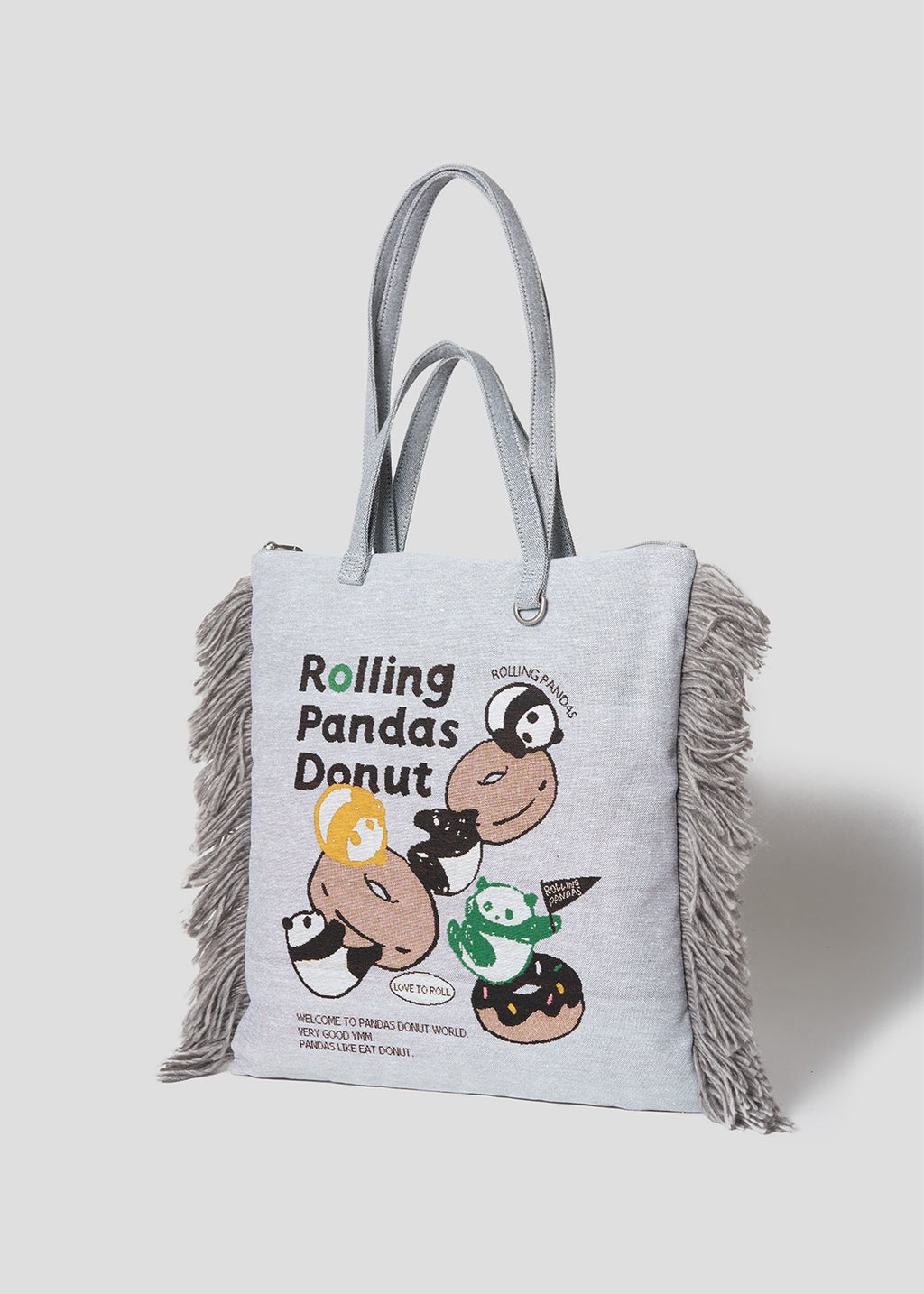 Rolling Panda'S Donuts | Jacquard Tote Bag