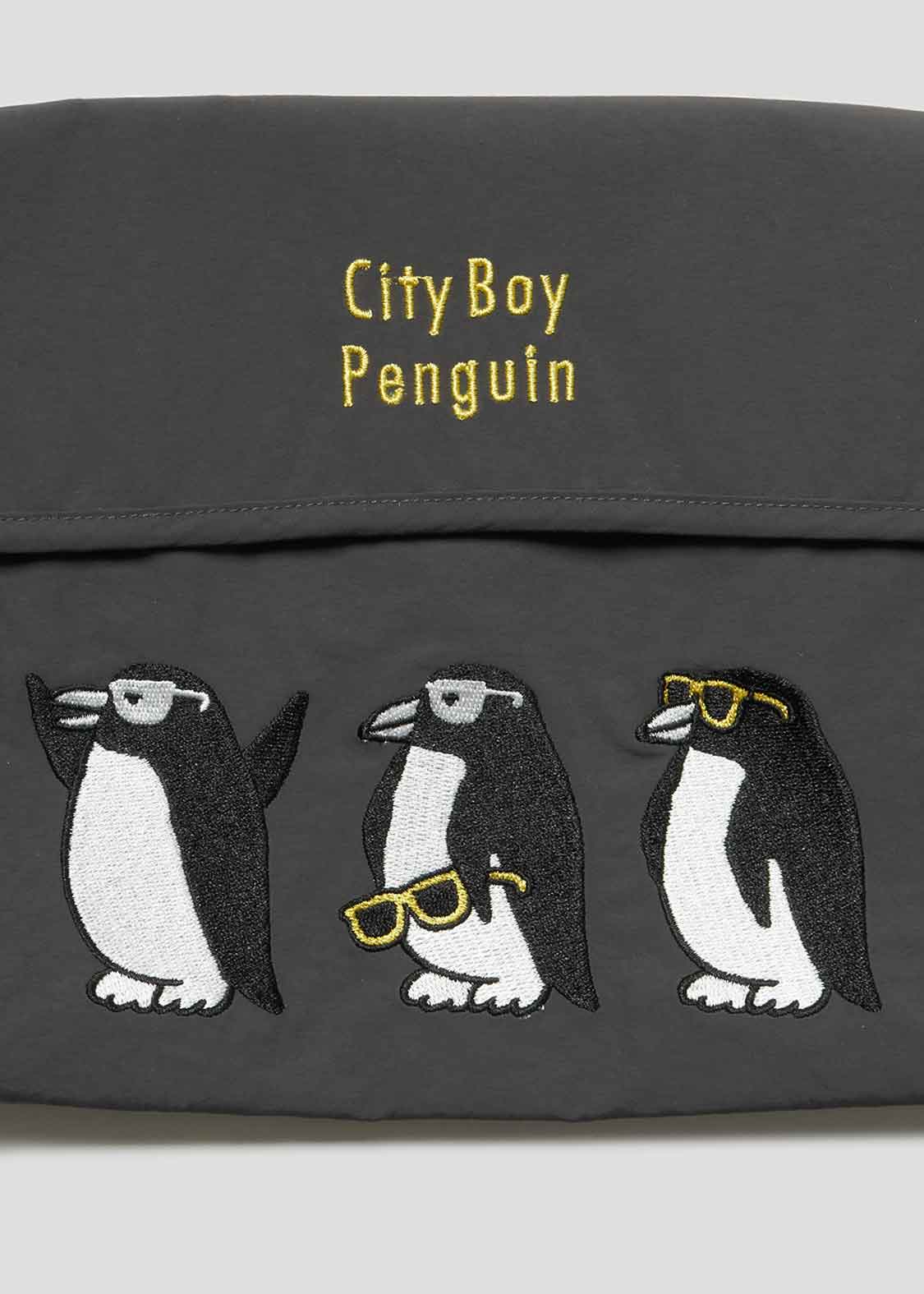 Mini Sacoche (City boy Penguin) - excludes shoulder strap