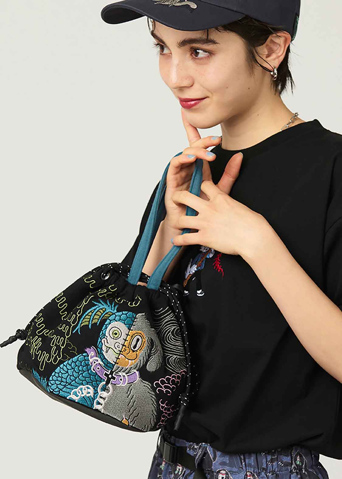 Ishiguro Ayako String Bag (Ayako Ishiguro_Biggie)