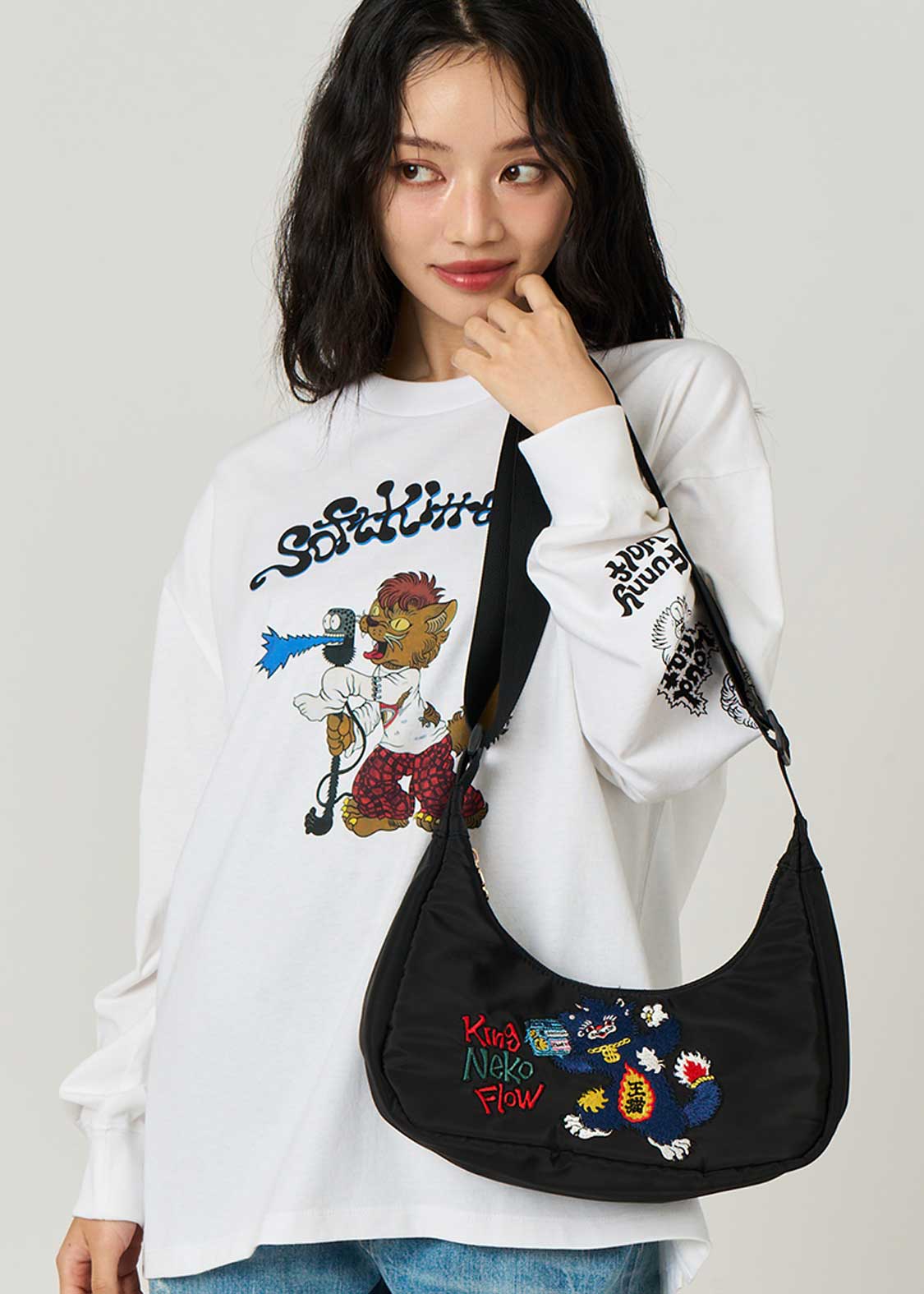 Ayako Ishiguro - King Neko Flow | Mini Shoulder Bag