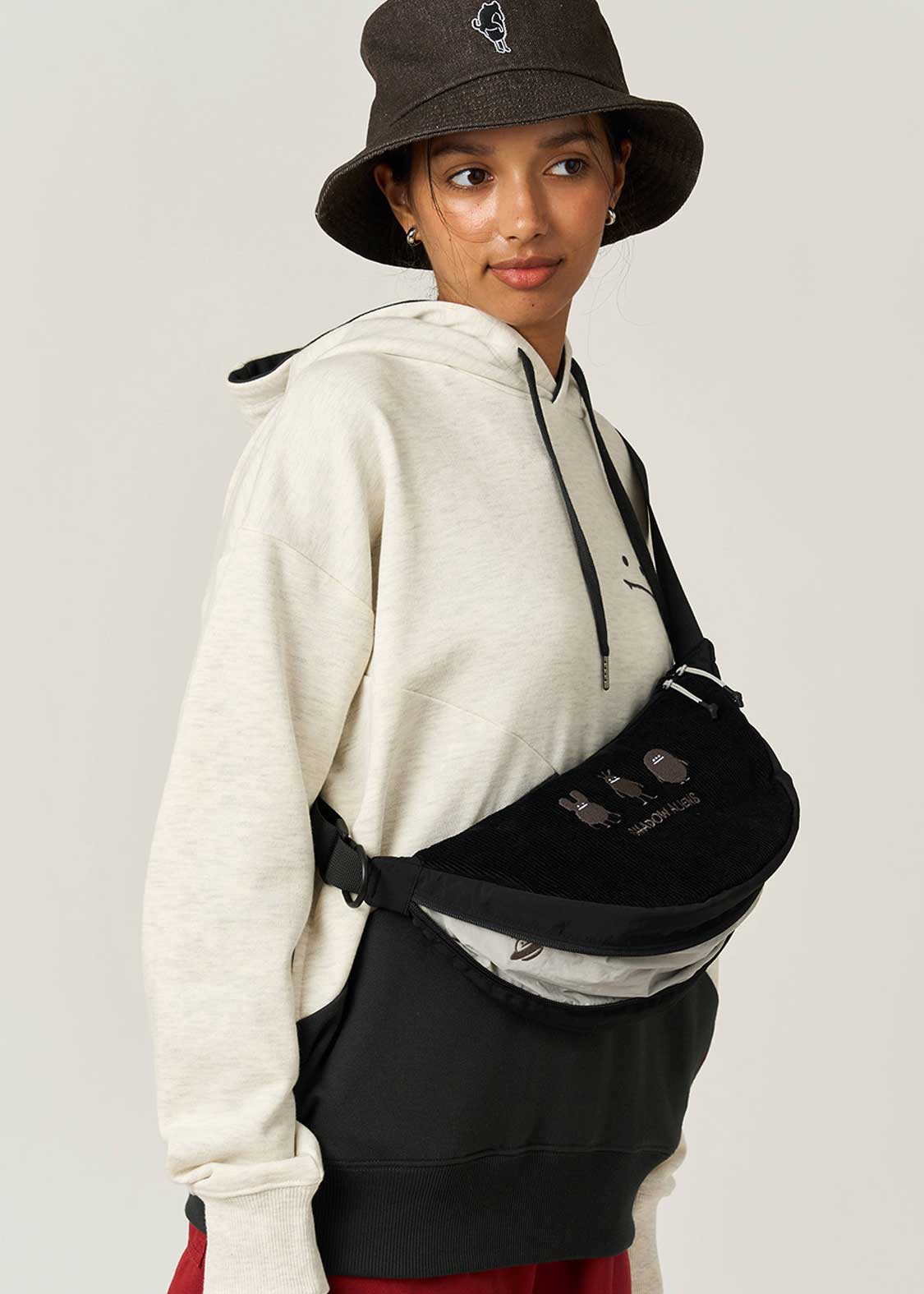 Beautiful Shadow Aliens | Corduroy Mini Shoulder Bag