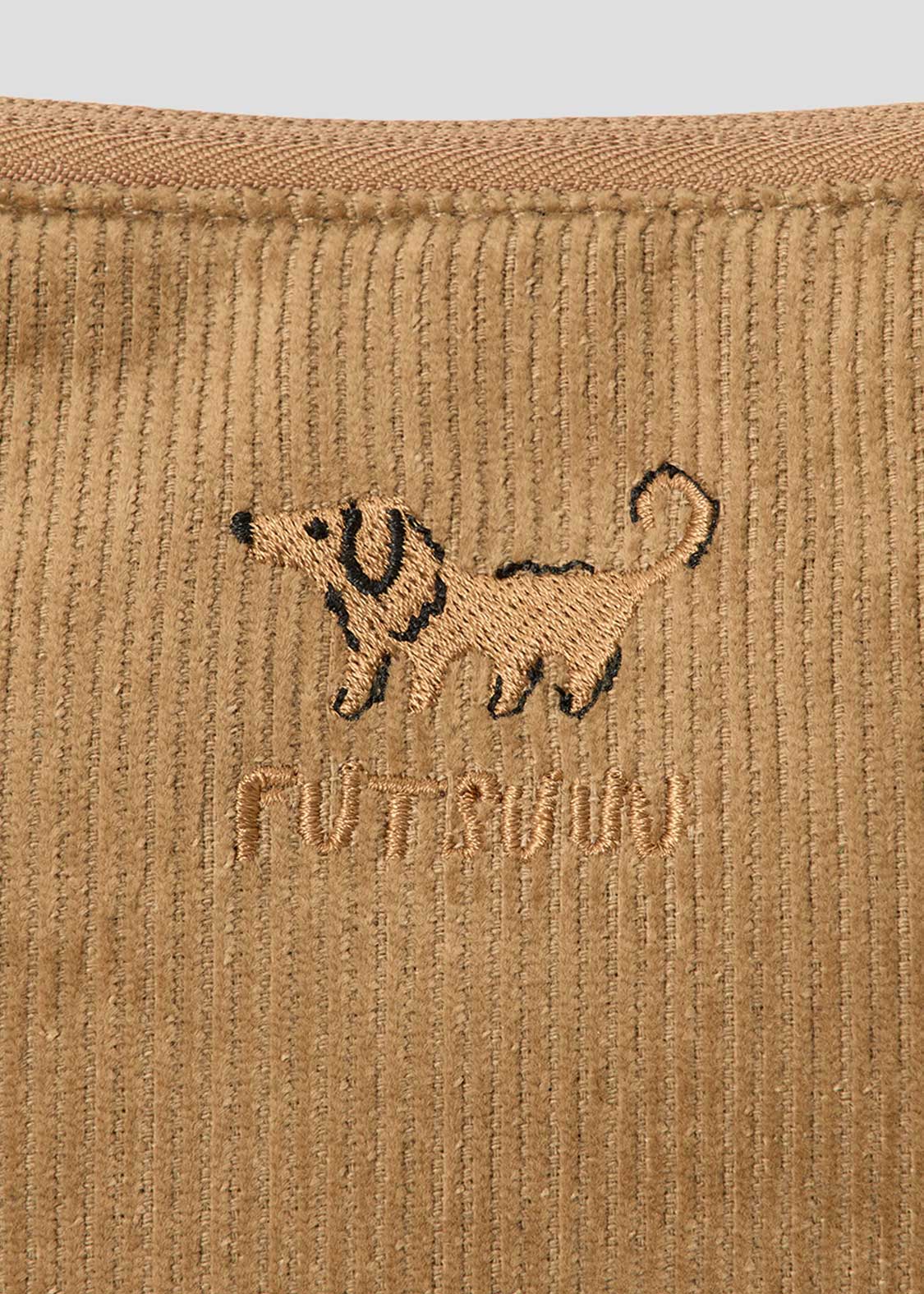 Painted Nagasugiru Inu | Corduroy Mini Shoulder Bag