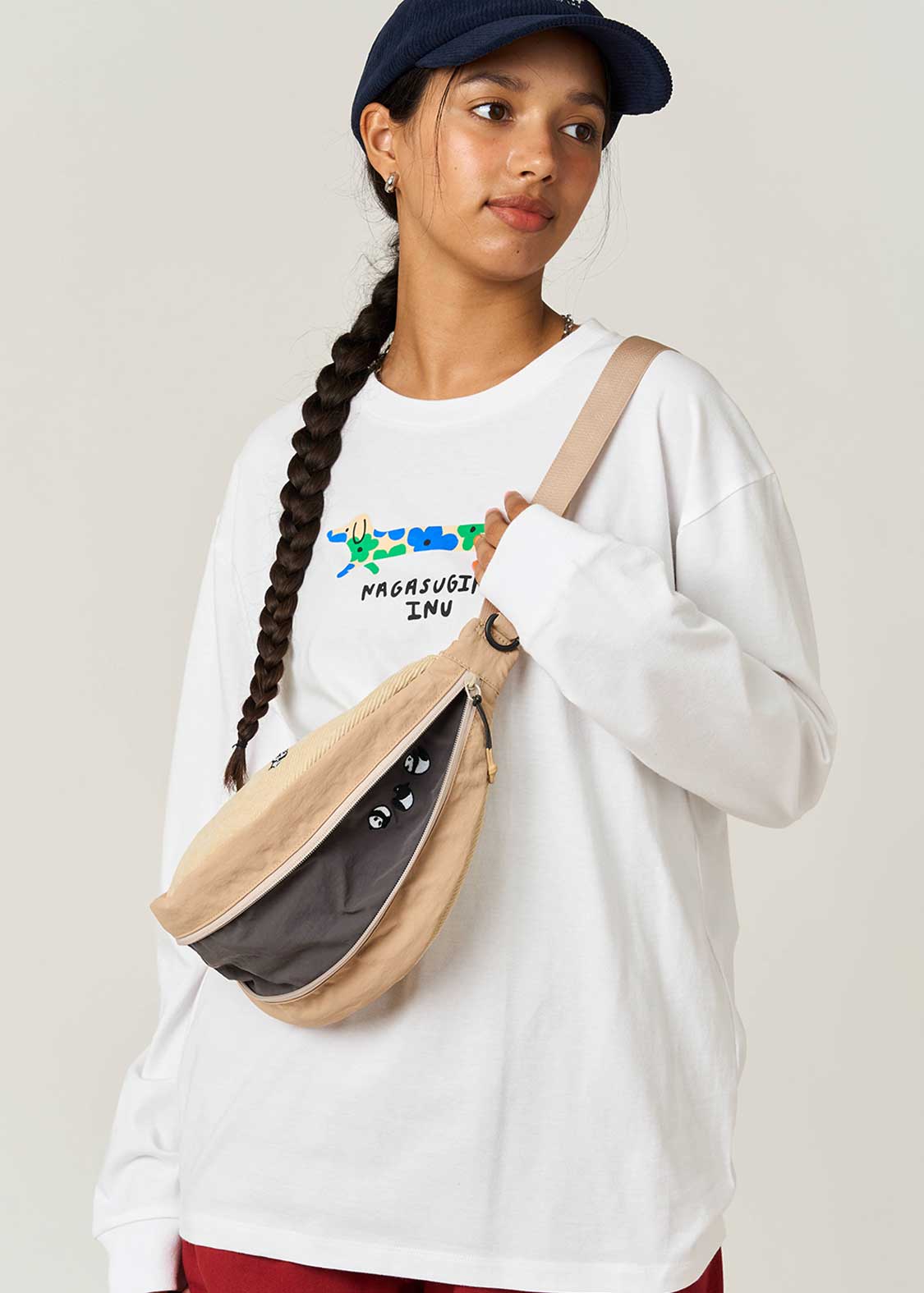 Rolling Pandas Party | Corduroy Mini Shoulder Bag