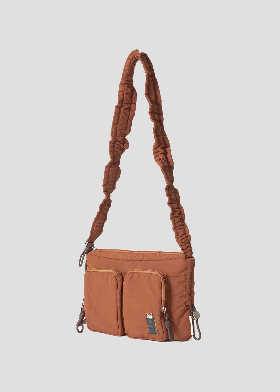 Ikaku A | Gathered Cross Shoulder Bag