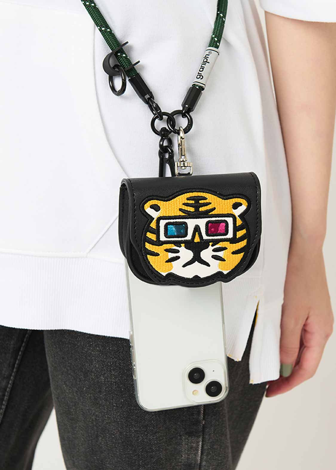 Custom Pouch (Awesome Tiger 3D glasses)