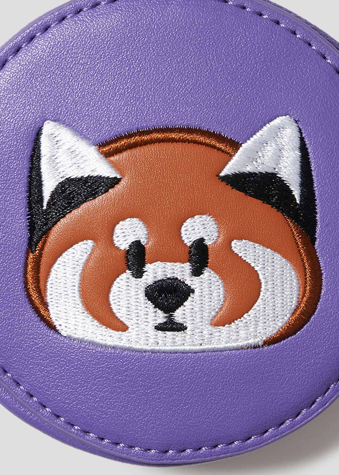 Ikaku Face | Faux Leather Custom Circle Pouch