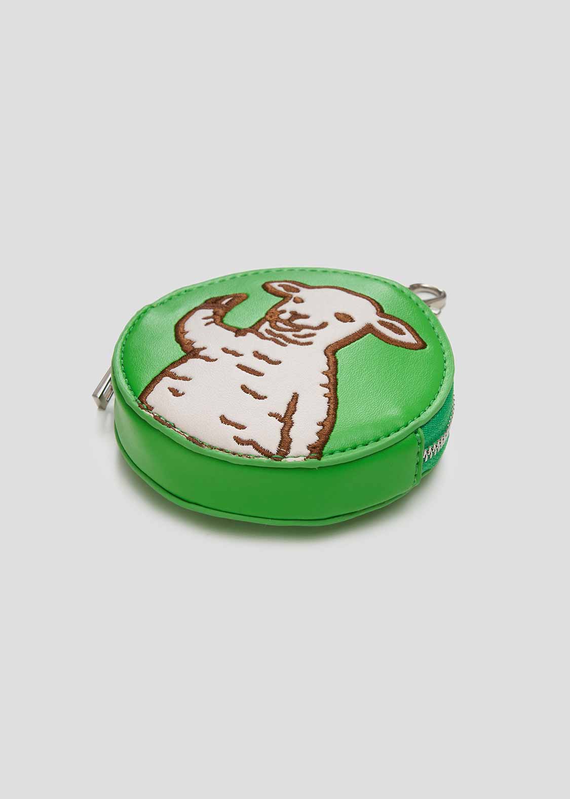 Custom Circle Pouch (Lamb Chop)