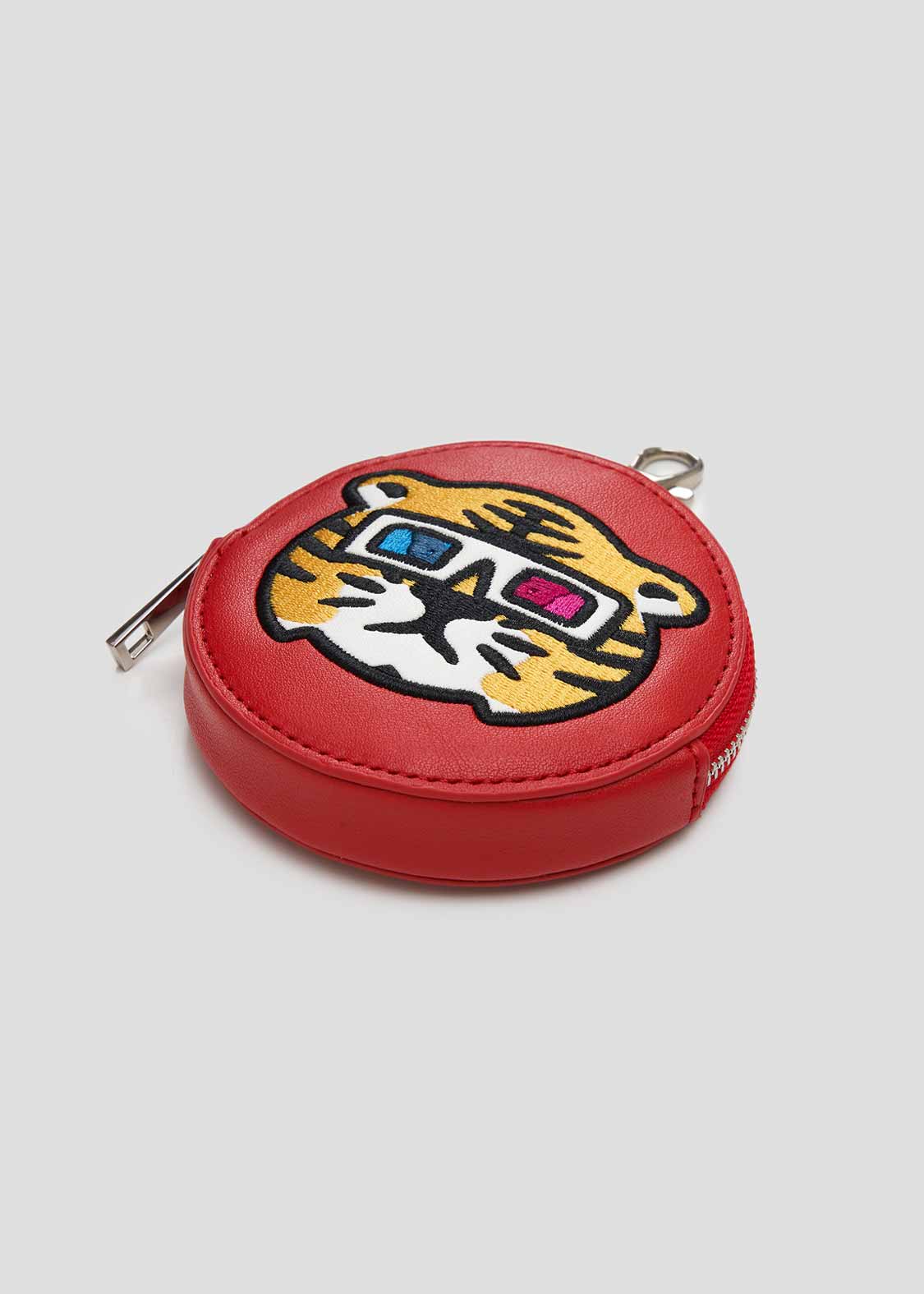 Custom Circle Pouch (Awesome Tiger 3D glasses)