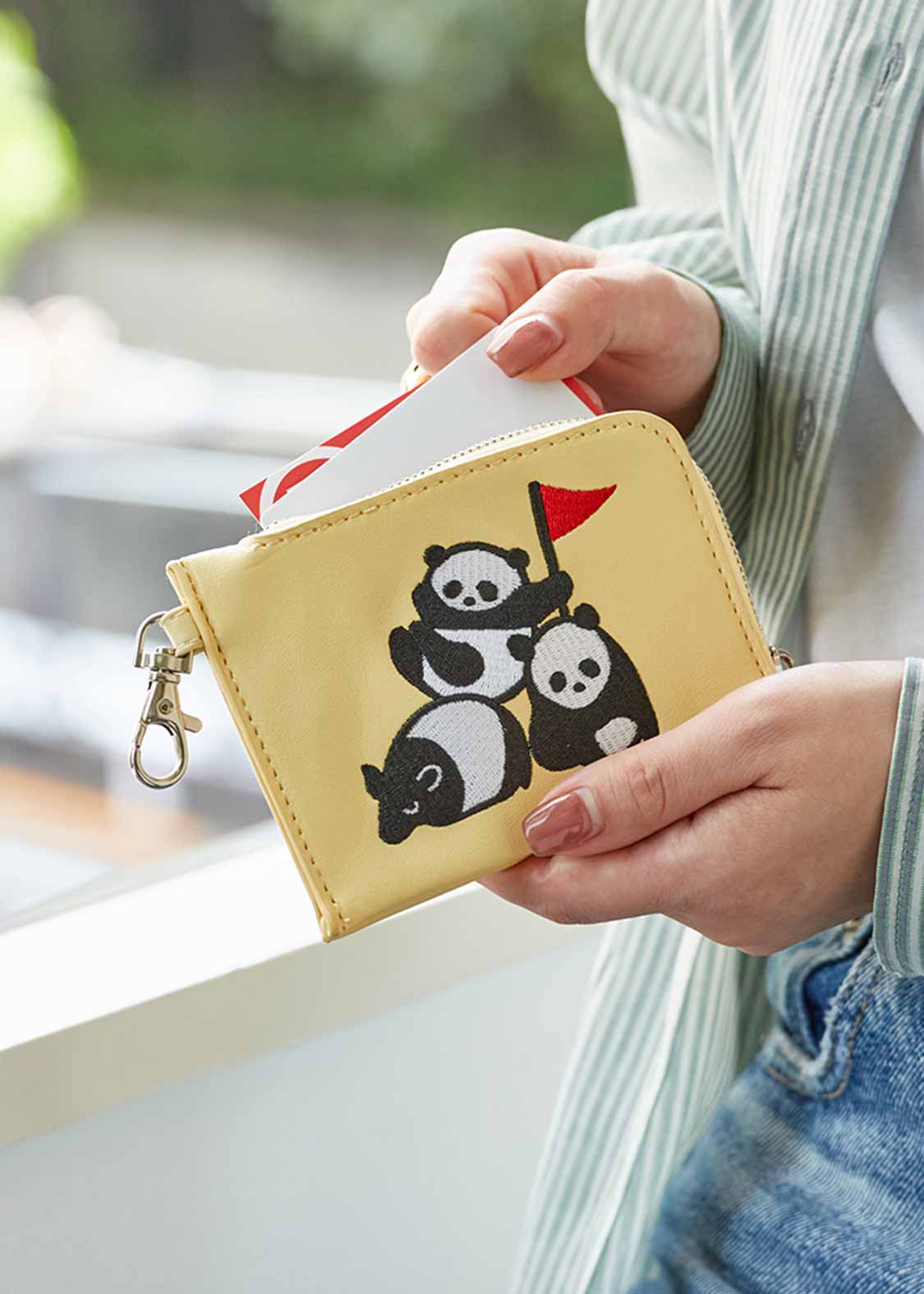 Custom Flat Pouch (Rolling Pandas Symbolic)