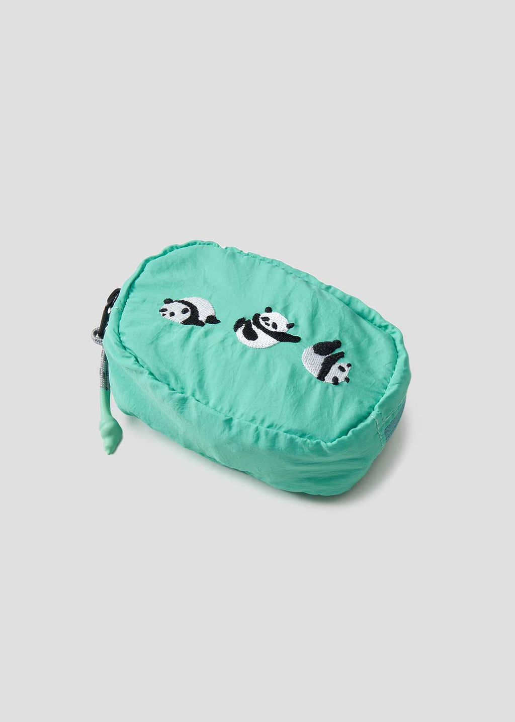 Square Box Pouch (Rolling Pandas)