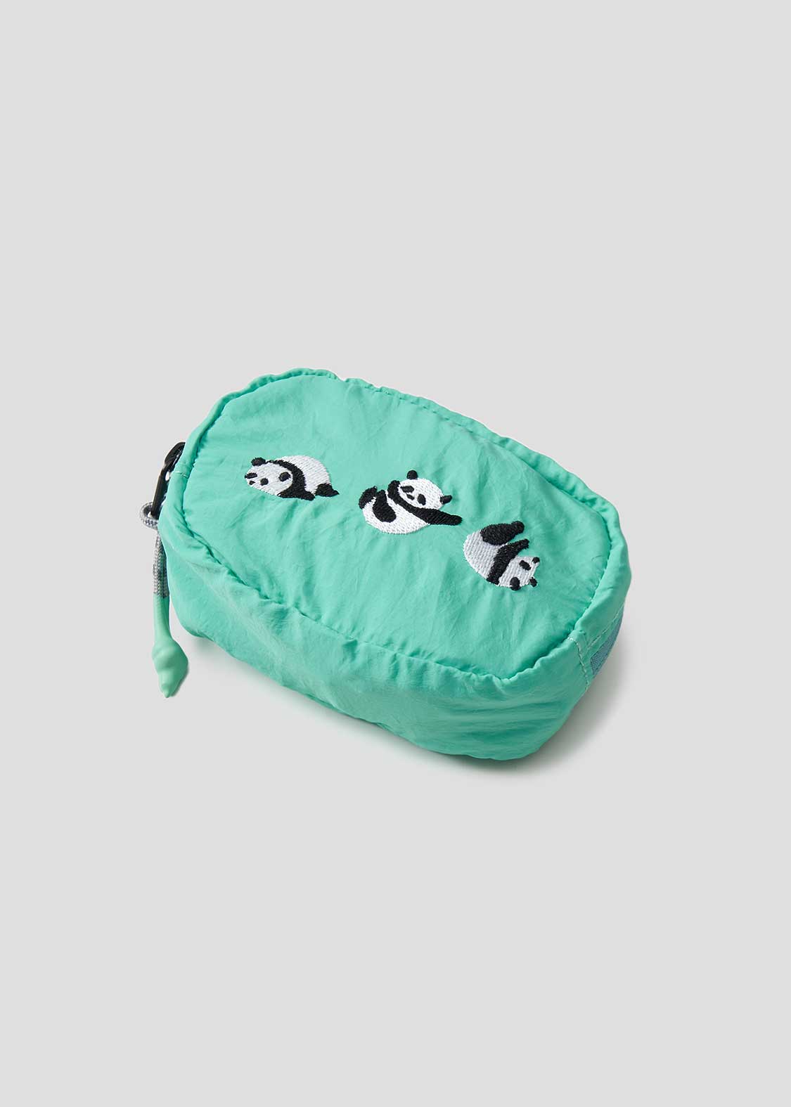 Square Box Pouch (Rolling Pandas)