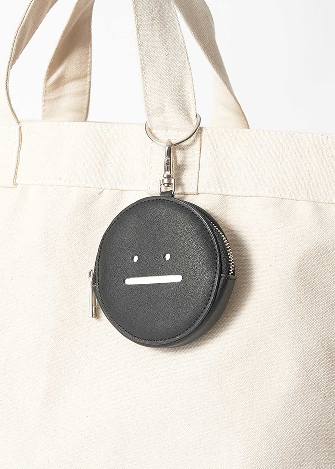 Beautiful Shadow Zoom | Faux Leather Custom Circle Pouch