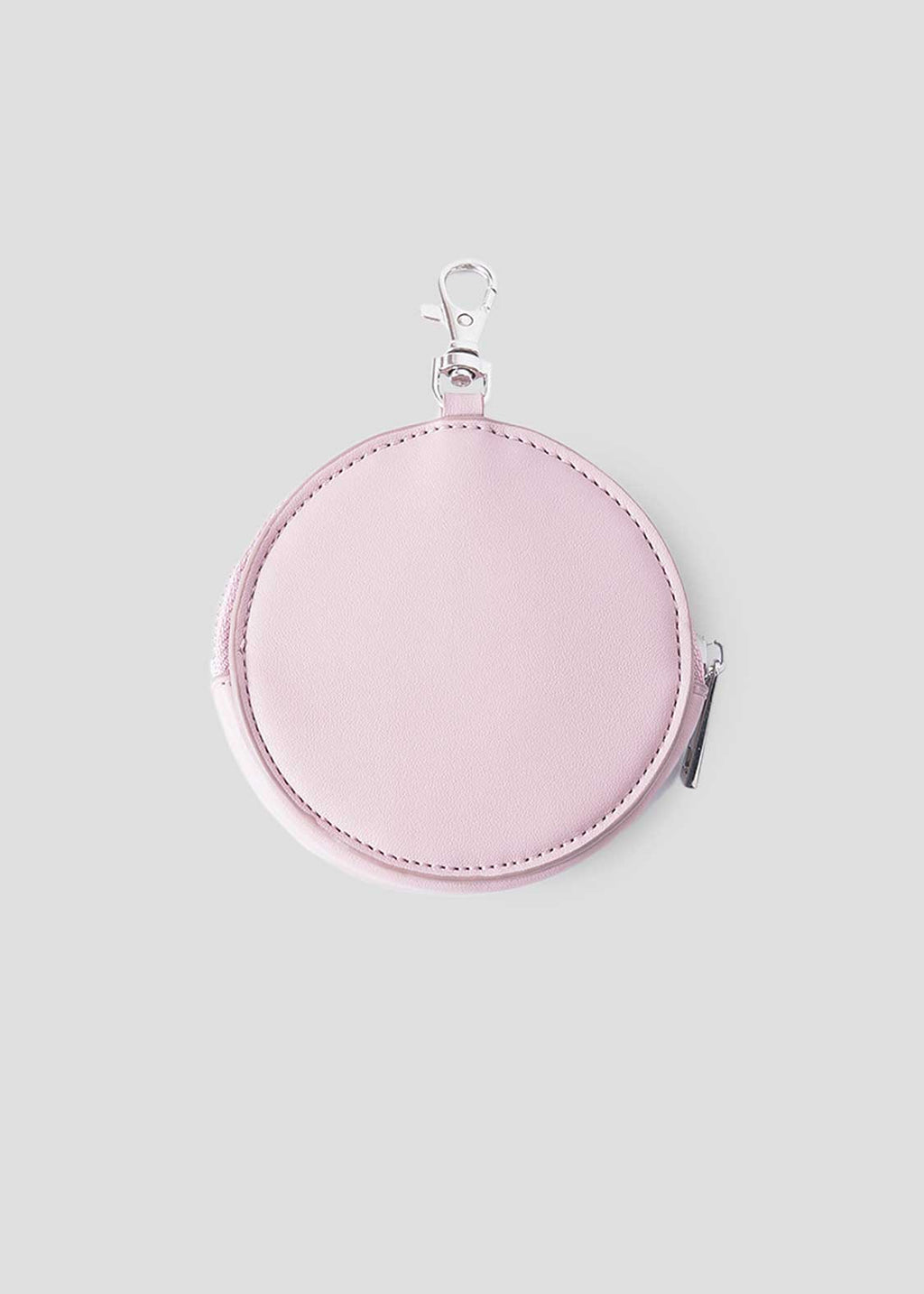 Ikaku Face | Faux Leather Custom Circle Pouch