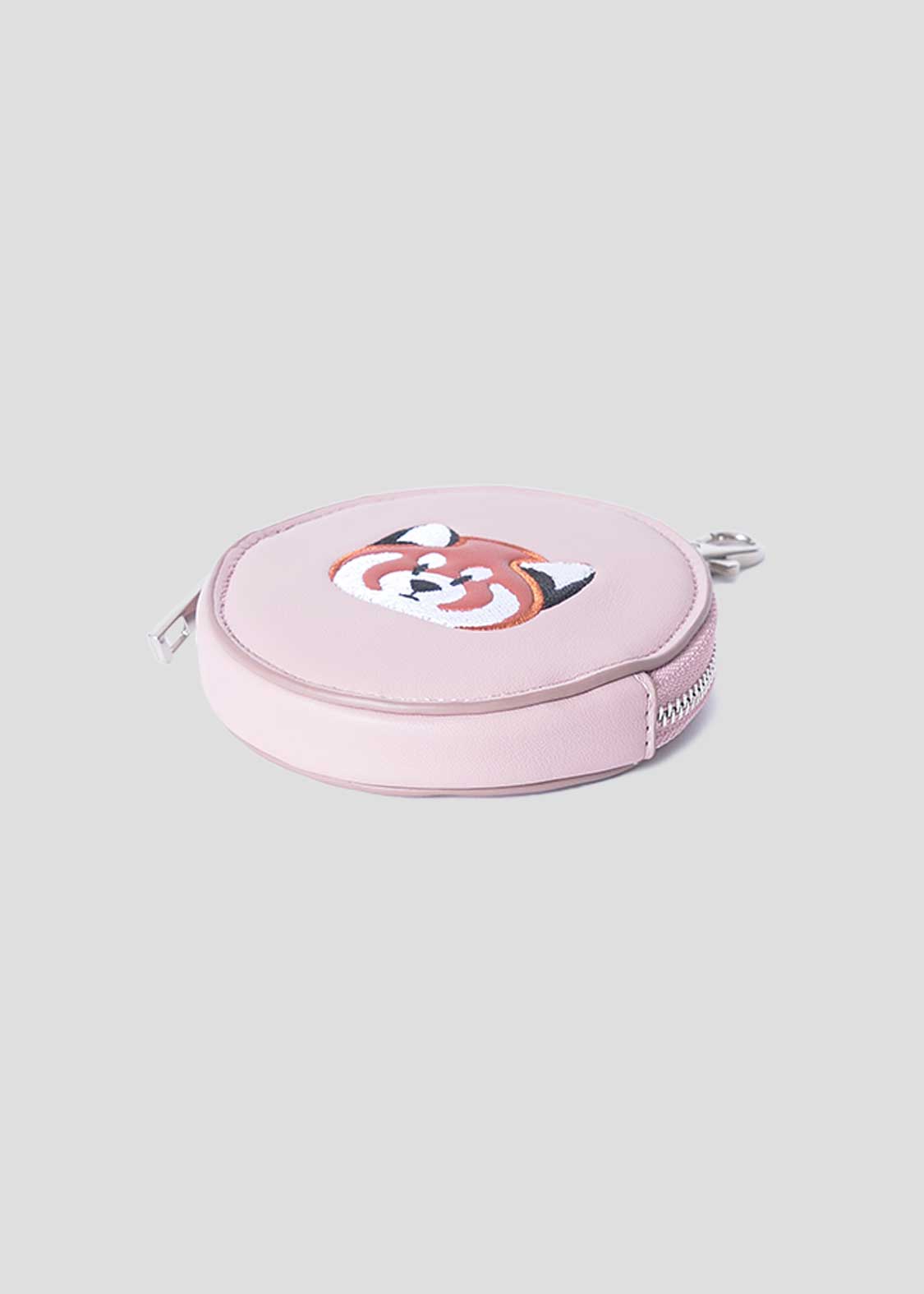 Ikaku Face | Faux Leather Custom Circle Pouch