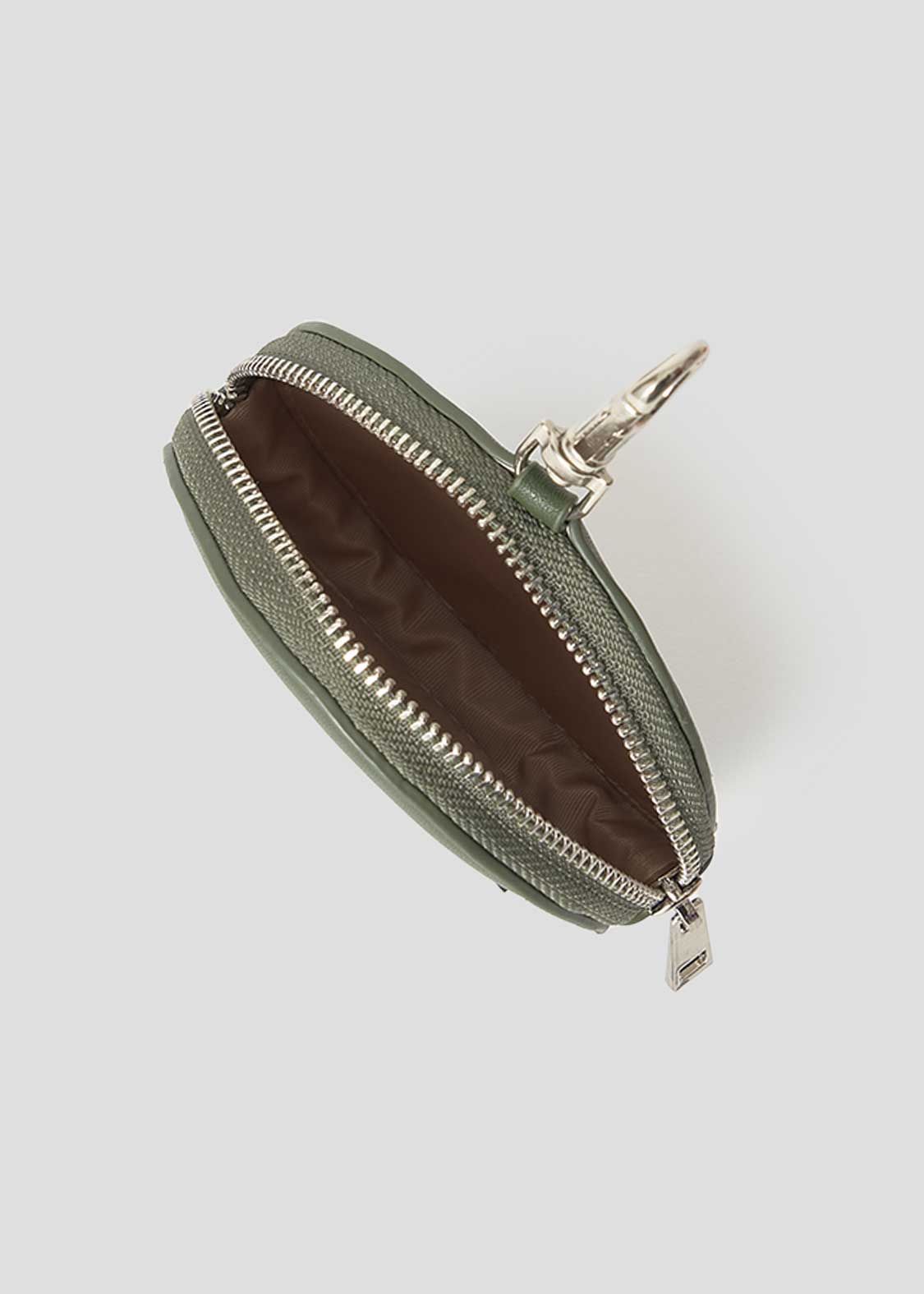 Nagasugiru Inu | Faux Leather Custom Circle Pouch