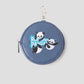 Rolling Pandas Pennant | Faux Leather Custom Circle Pouch