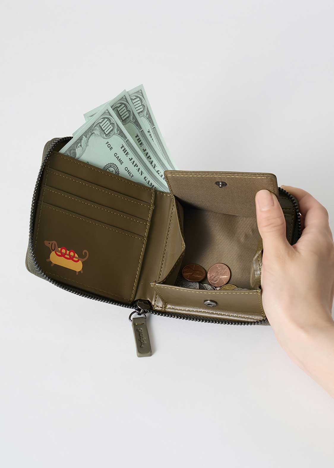 Nagasugiru Inu Meets Hot Dog | Wallet