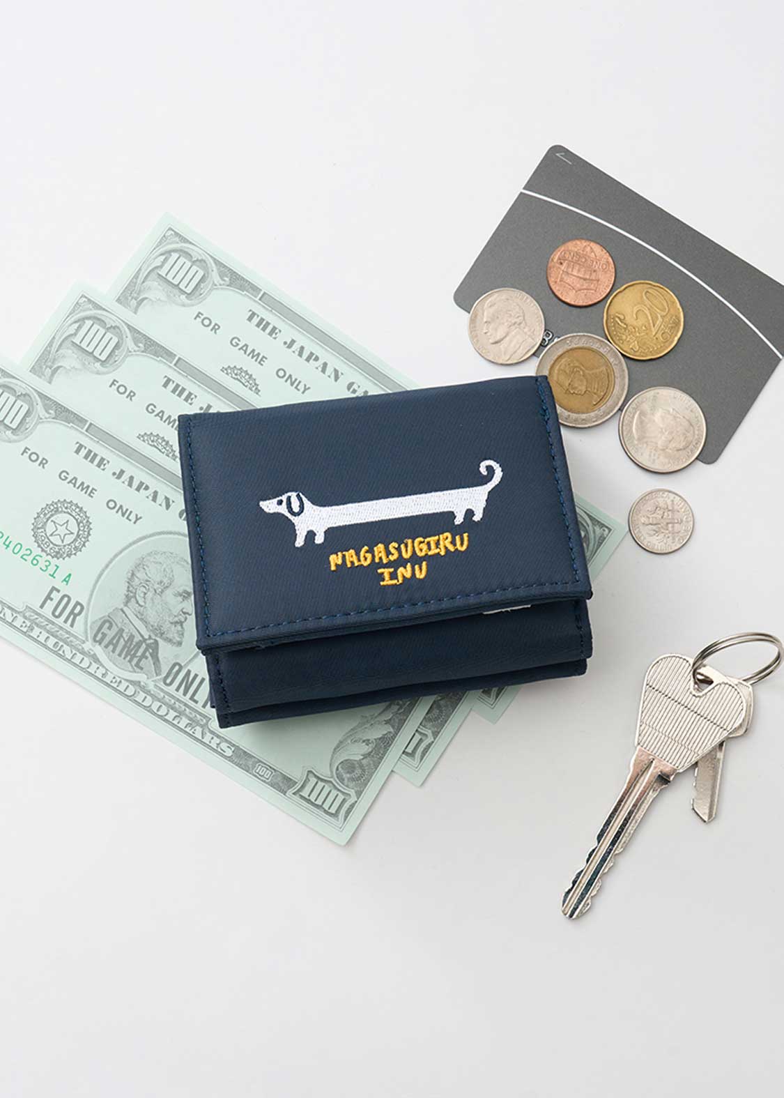 Nagasugiru Inu A | Mini Wallet