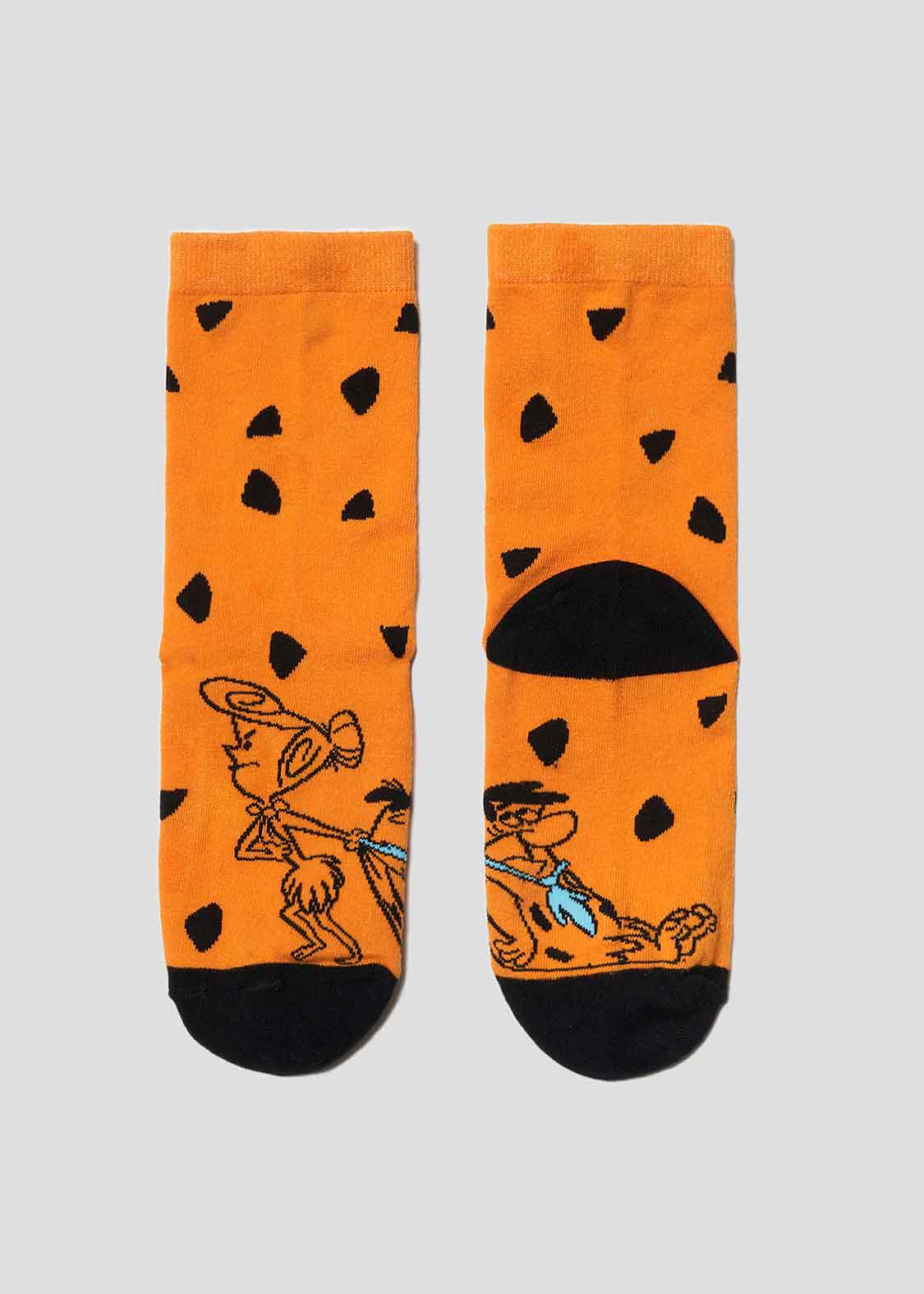 Hanna Barbera Middle Socks (Hanna Barbera_Fred and Wilma)