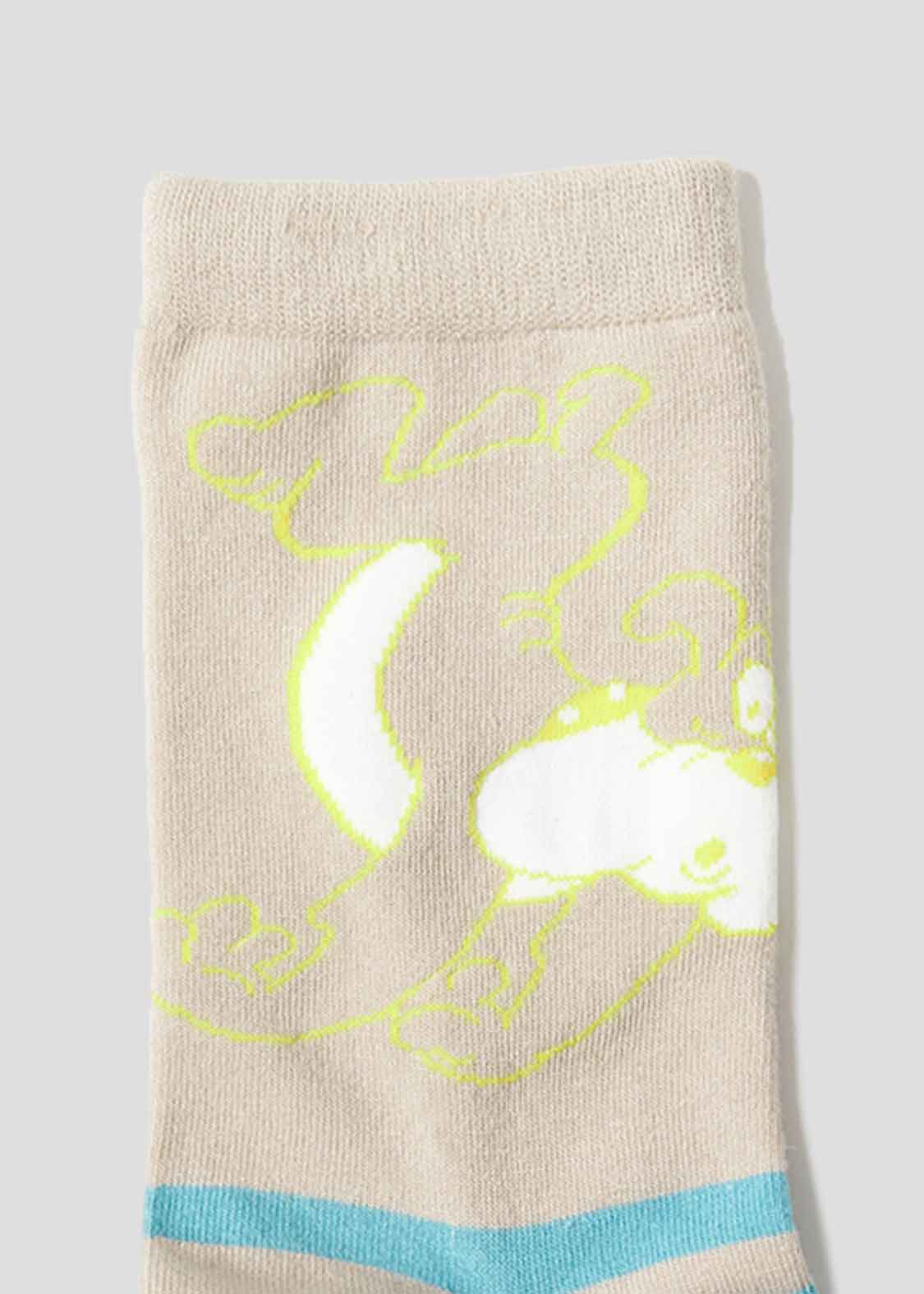 Tom and Jerry Middle Socks (Tom and Jerry_Home run)