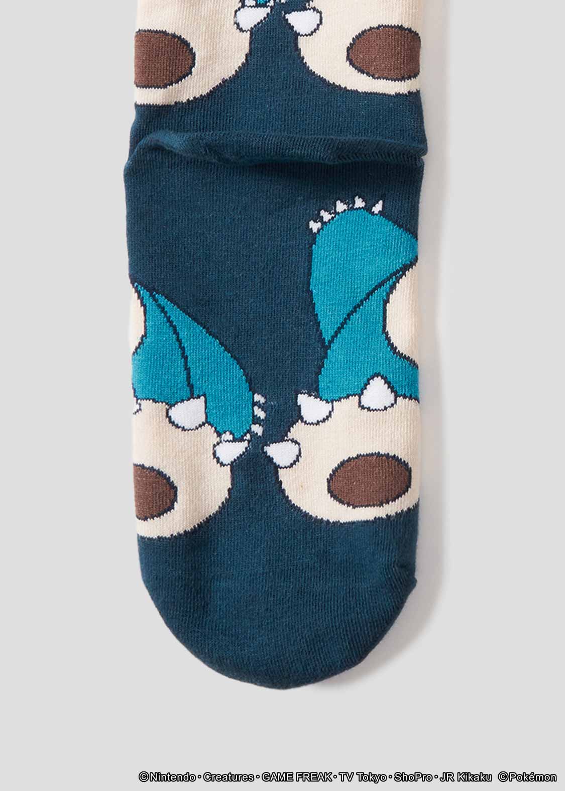 Pocket Monsters Middle socks (Pocket Monsters_Kabigon Pattern)