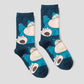 Pocket Monsters Middle socks (Pocket Monsters_Kabigon Pattern)