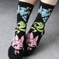 THE POWERPUFF GIRLS Middle socks (THE POWERPUFF GIRLS_GIRLS Pattern)