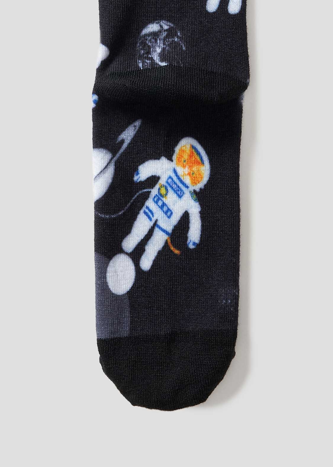 Print Middle Socks (ASTRO CAT Walk in Space)