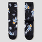 Print Middle Socks (ASTRO CAT Walk in Space)