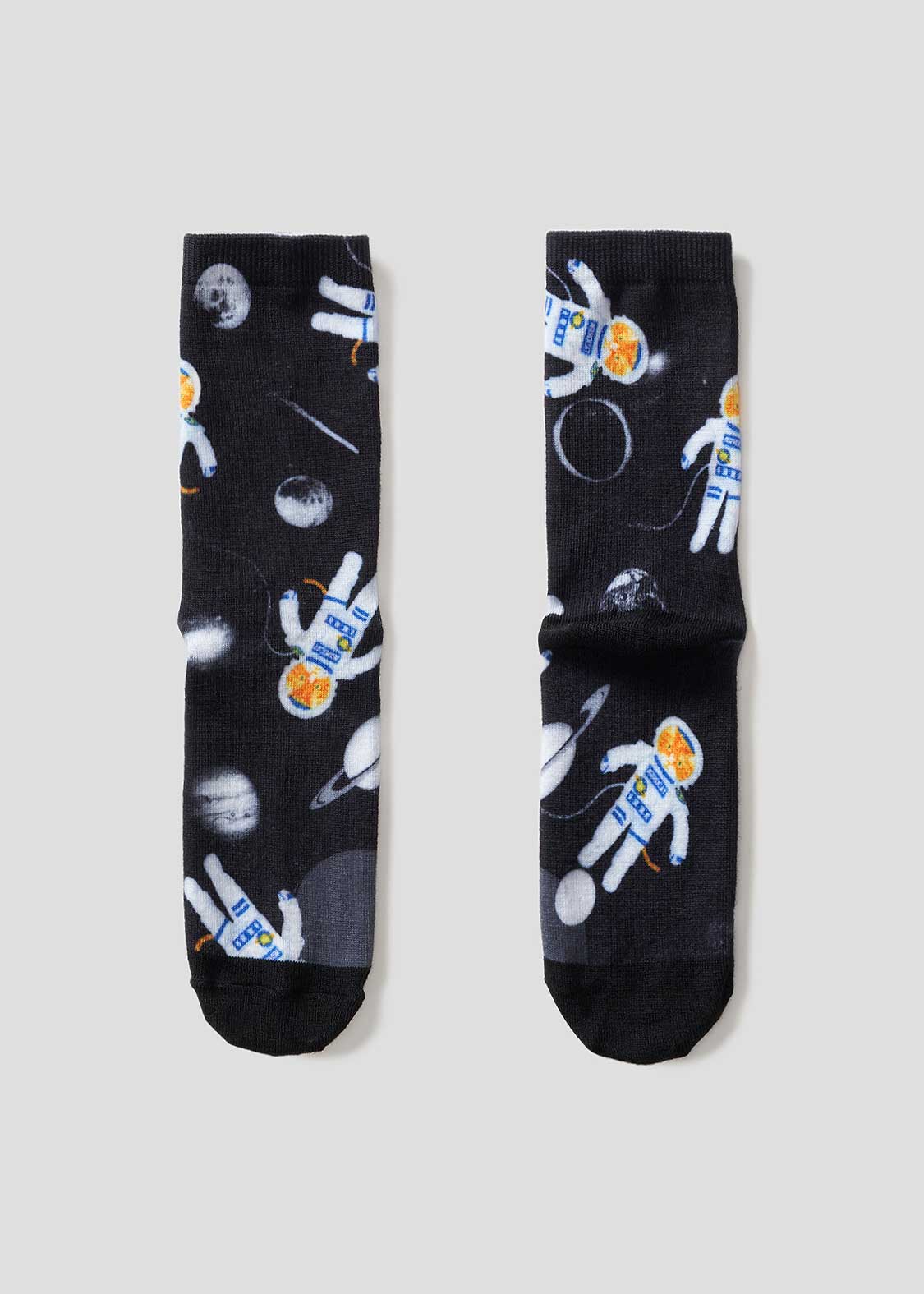 Print Middle Socks (ASTRO CAT Walk in Space)