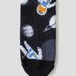 Print Middle Socks (ASTRO CAT Walk in Space)